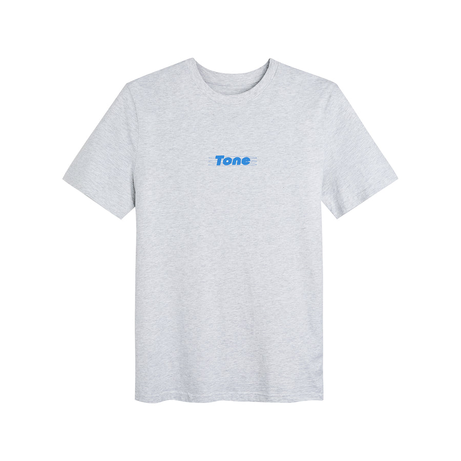 T-shirt manches courtes gris Unisex Tone Energy Body - Essentials Capsule