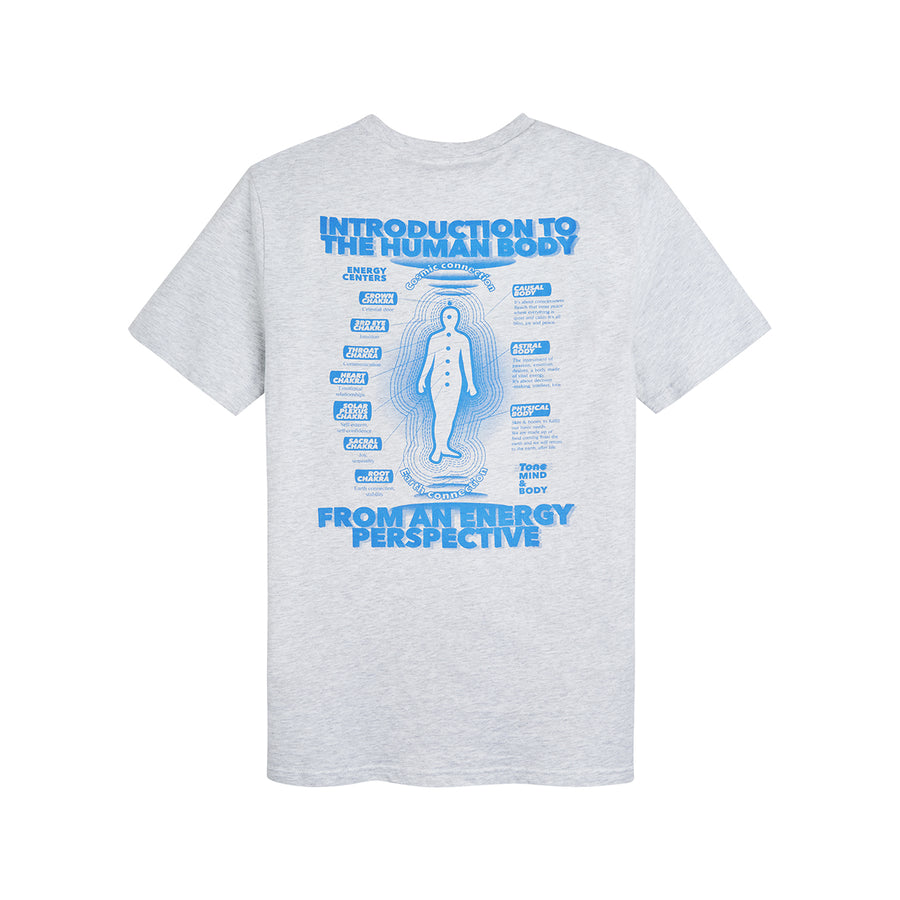 T-shirt manches courtes gris Unisex Tone Energy Body - Essentials Capsule