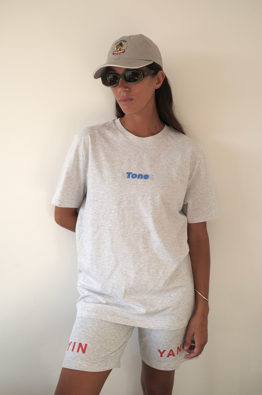 T-shirt manches courtes gris Unisex Tone Energy Body - Essentials Capsule