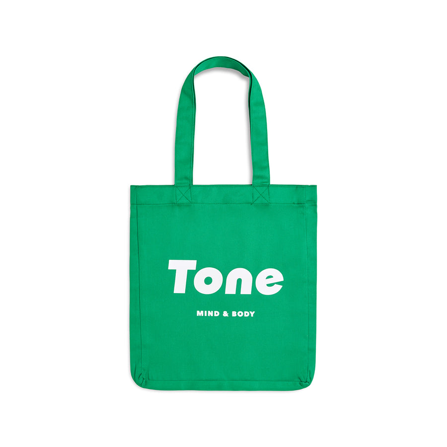 Mini Tote bag Tone Green - Orange