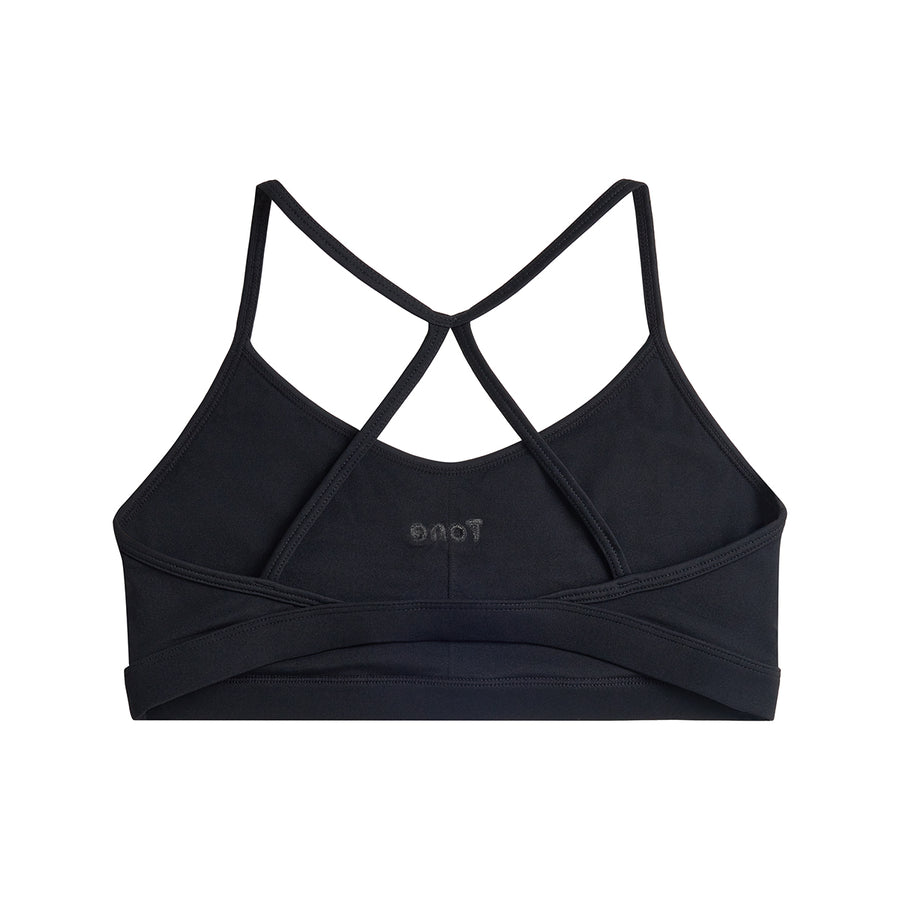 Tone Activewear 2-en-1 Allure Top Black Sesame