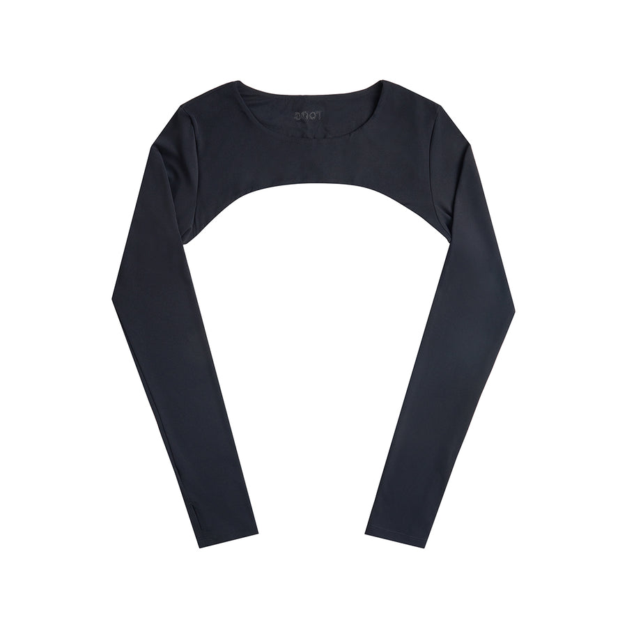 Tone Activewear 2-en-1 Allure Top Black Sesame