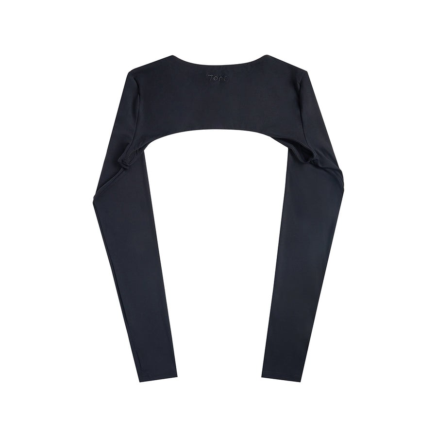 Tone Activewear 2-en-1 Allure Top Black Sesame