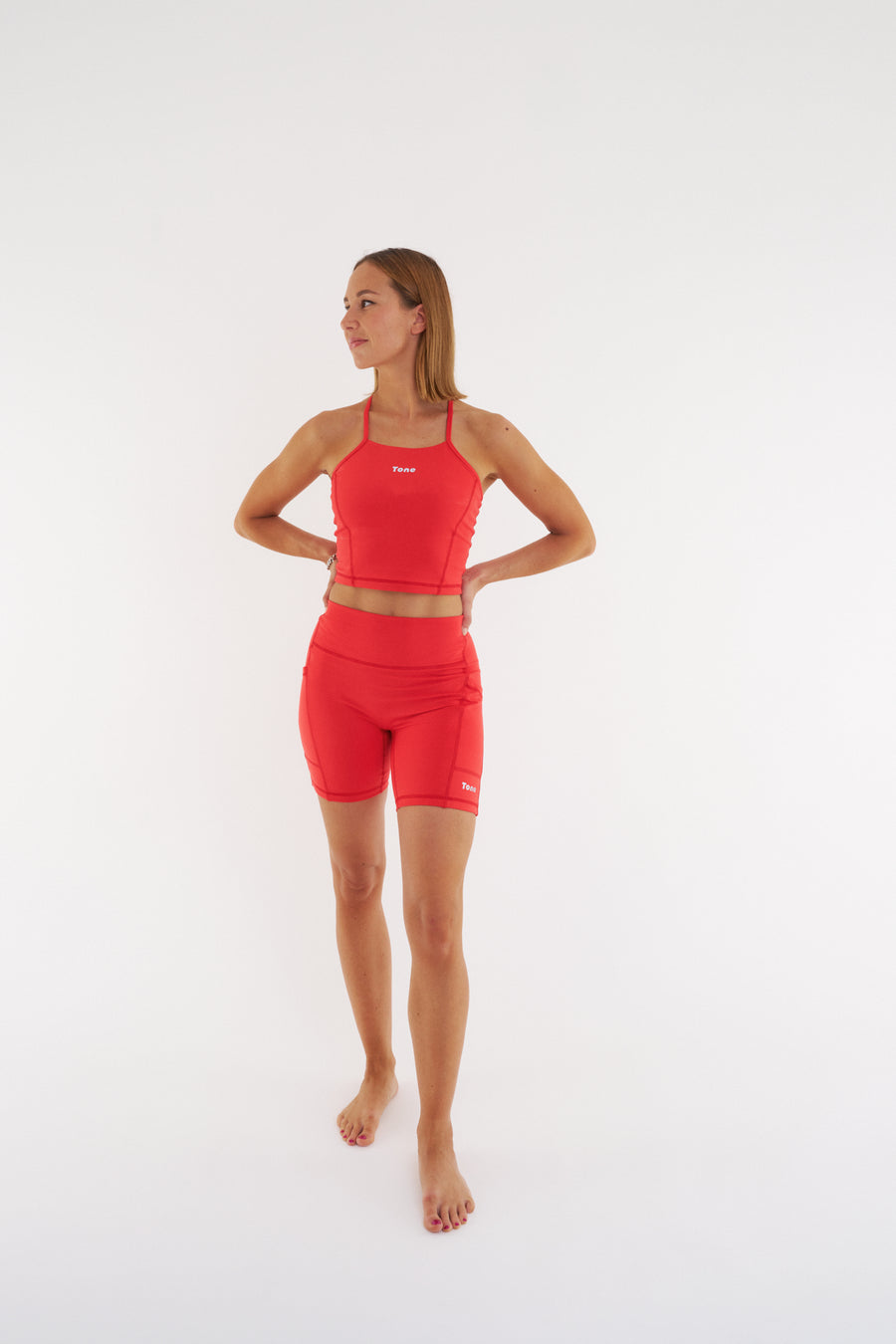 Tone Top Red Rose Activewear