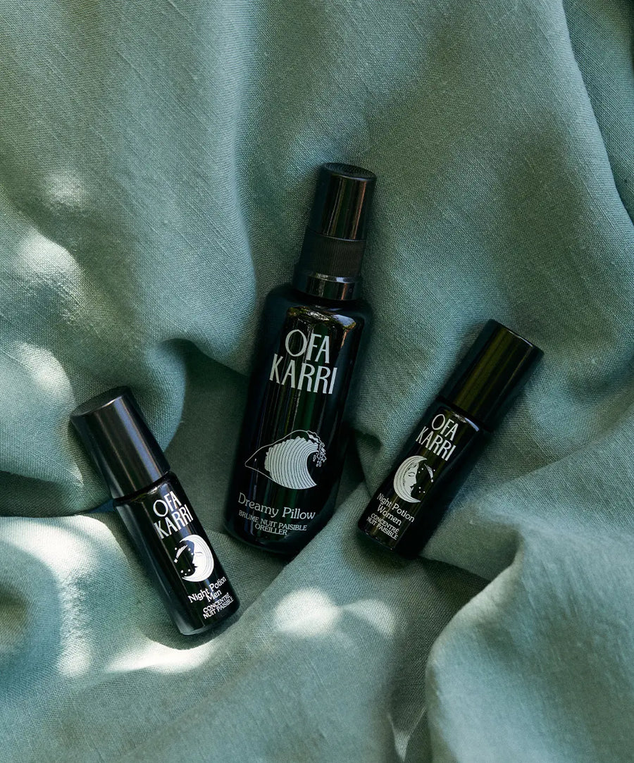 Ofa Karri | Duo Sleep | Mist & roll-on Essential oils